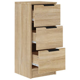 Sideboard Sonoma Oak 30x30x70 cm Engineered Wood 811157