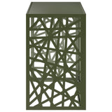 Air Conditioner Cover Olive Green 110 x 50 x 80 cm Steel 8014167