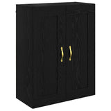 Wall Mounted Cabinet Black Oak 69.5 x 34 x 90 cm 882752