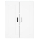 Highboard White 69.5x34x180 cm Engineered Wood 3200001
