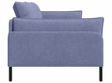 3-Seater Sofa Jeans Blue 222 x 81 x 89 cm Fabric 42048641