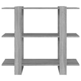 Book Cabinet/Room Divider Grey Sonoma 100x30x87 cm 813567