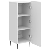 Sideboard High Gloss White 34.5 x 33 x 92 cm Engineered Wood 894369
