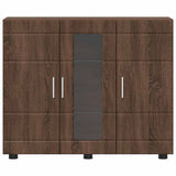 Wooden Cabinet Brown Oak 88.5 x 30.5 x 73 cm Engineered Wood 880308