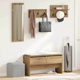 Hallway Furniture Set 4 pcs Artisian Oak Engineered Wood 871528
