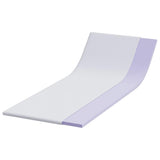 Mattress Topper White 80 x 200 x 3.5 cm Jaquard Fabric 4106210