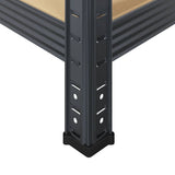 5-Layer Storage Shelf Anthracite Steel&Engineered Wood 4016951