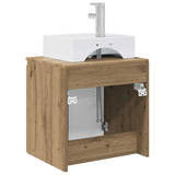 Wall-Mounted Sink Vanity Artisan Oak 49.5 x 41 x 62.5 cm 890421