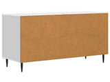 Sideboard High Gloss White 89 x 34.5 x 62 cm Engineered Wood 894429