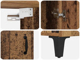 Highboard 2 pcs Old wood Engineered Wood 3394587