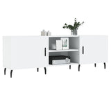 TV Cabinet White 150x30x50 cm Engineered Wood 829108