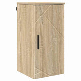 Bathroom Furniture Set with Drawer with Shelf 5 pcs Sonoma Oak 3393065