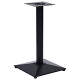 Bistro Table Leg Black 41x41x72 cm Cast Iron 325437