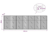 Gabion with 3.5 mm Wire and 5x10 cm Mesh 350x10x150 cm 3462553