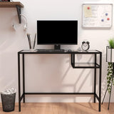 ZNTS Computer Desk Transparent 100x36x74 cm Glass 331621