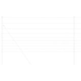 Field Fence Grey 1.2 x 10 m Steel 42005781