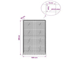 Gabion with 3.5 mm Wire and 5x5 cm Mesh 100x20x200 cm 3462188