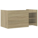 Coffee Table Sonoma Oak 100x50x50 cm Engineered Wood 848362