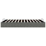 Ottoman Bed Frame Dark Grey Full Size Velvet 3403073