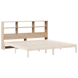 Headboard with Storage 180 cm Solid Wood Pine 855651