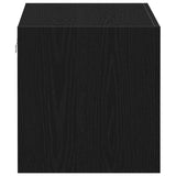 Wall Cabinet Black Oak 80x39x40 cm Engineered Wood 862012