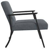 Armchair Dark Grey 59 x 75 x 78 cm Velvet 42017680