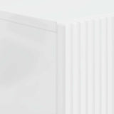Bathroom Cabinet with Open Shelf ARNHEM High Gloss White 896599