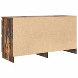 TV Cabinet Smoked Oak 100x35x54 cm Engineered Wood 861800