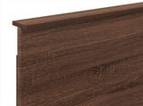 Bed Frame with Headboard Brown Oak 90 x 200 cm Engineered wood 3407937