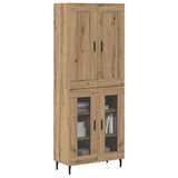 Highboard 2 pcs Artisan Oak Engineered Wood 3403187