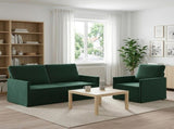 Sofa Set 2 pcs Dark Green Velvet 3433205