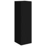 TV Wall Cabinet Set 6 pcs Black 3408953