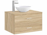 Bathroom Wash Basin Chrome 32 x 32 x 13 cm Metal 890242