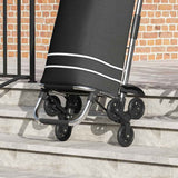 Shopping Trolley Folding Black 47 x 39 x 100.5 cm Oxford fabric 42002337