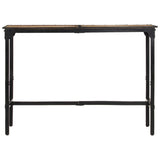 7 Piece Bar Set Solid Rough Wood Mango and Metal 3216412
