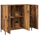 Sideboard Old Wood 90x34x80 cm Engineered Wood 857314
