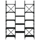 Bookshelf Black Engineered wood Large Bookshelf Rectangular 838868