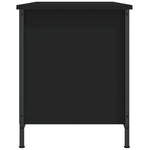 ZNTS TV Cabinet Black 100x40x50 cm Engineered Wood 832763