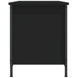 ZNTS TV Cabinet Black 100x40x50 cm Engineered Wood 832763