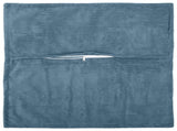 Cushion Cover 6 pcs HOUTEN Blue 70 x 70 cm Corduroy 921344