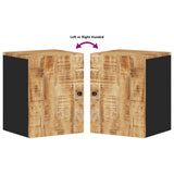 Bathroom Wall Cabinet 38x33x48 cm Solid Wood Mango 351990
