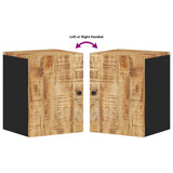 Bathroom Wall Cabinet 38x33x48 cm Solid Wood Mango 351990