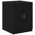 Washing Machine Cabinet 2 pcs Black oak 70.5 x 71.5 x 181.5 cm 3332516