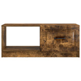 Coffee Table Smoked Oak 90 x 50 x 37 cm Engineered Wood 895880