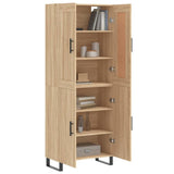 Highboard Sonoma Oak 69,5x34x180 cm Engineered Wood 3199580