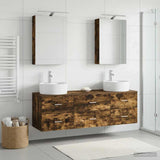 Bathroom Furniture Set 5 pcs Smoked Oak 3406875