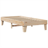 Bed Frame without Mattress 90x190 cm Single Solid Wood Pine 855376