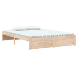 Bed Frame without Mattress Solid Wood 140x190 cm 814929