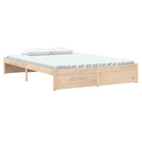 Bed Frame without Mattress Solid Wood 140x200 cm 814949