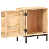 ZNTS Bedside Cabinet 40x30x51 cm Solid Mango Wood 320225